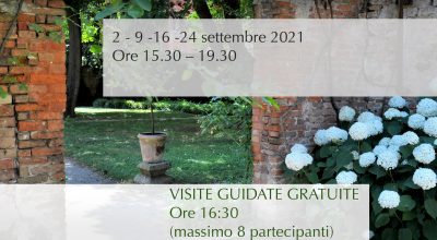Venezia, 2 – 9 – 16 – 24 settembre | Aperture straordinarie del Giardino storico di Palazzo Soranzo-Cappello