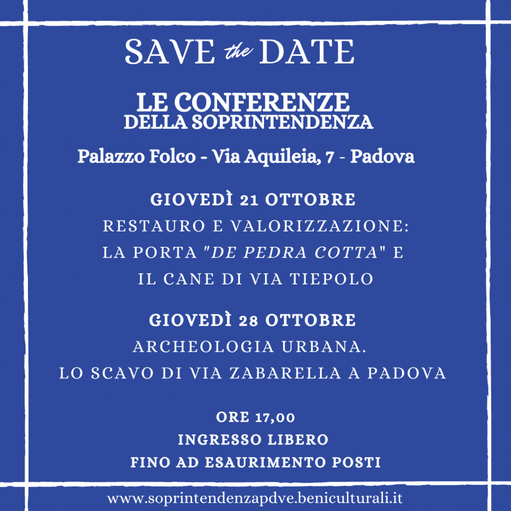 Apertura straordinaria di Palazzo Folco a Padova, sede della Soprintendenza: due conferenze per raccontare il lavoro di tutela e valorizzazione in città