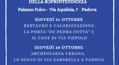 Apertura straordinaria di Palazzo Folco a Padova, sede della Soprintendenza: due conferenze per raccontare il lavoro di tutela e valorizzazione in città
