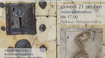 Restauro e valorizzazione: la porta “de pedra cotta” e il cane di Via Tiepolo. Una conferenza per raccontare la vicenda di due reperti di scavo insoliti a Padova