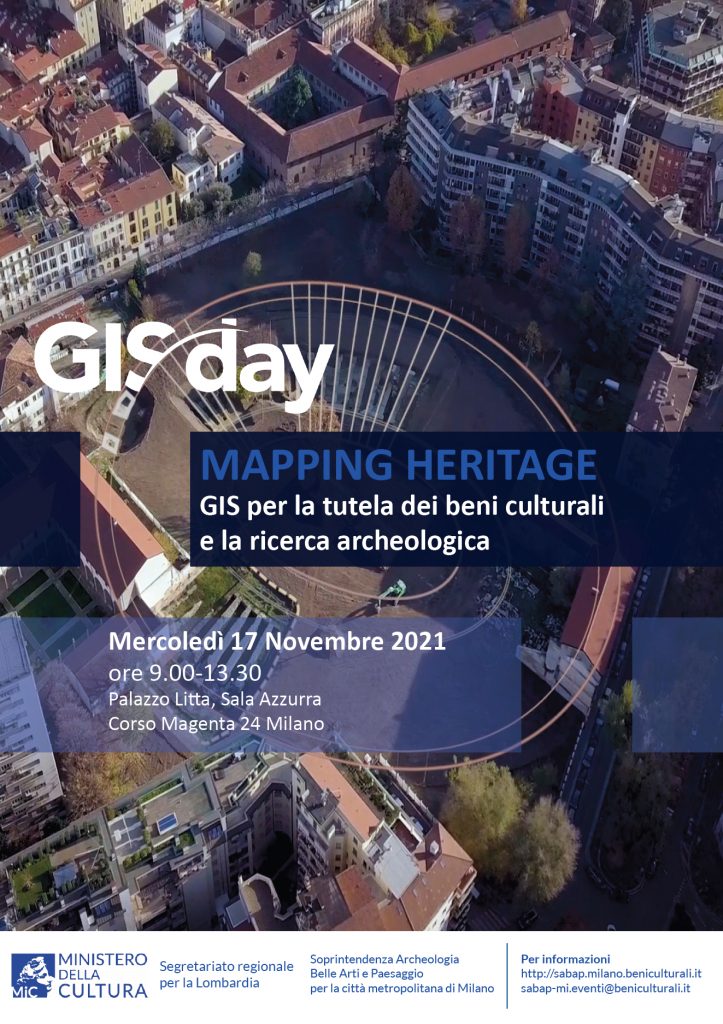 GIS day 2021- Mapping heritage | GIS per la tutela dei beni culturali e la ricerca archeologica