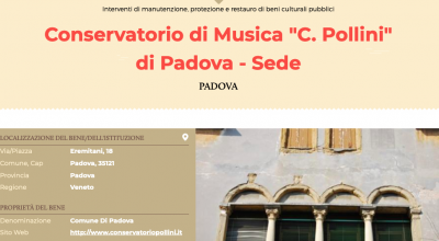 Padova | Intesa Sanpaolo, Comune e Conservatorio Cesare Pollini presentano il progetto di restauro e ampliamento del Conservatorio