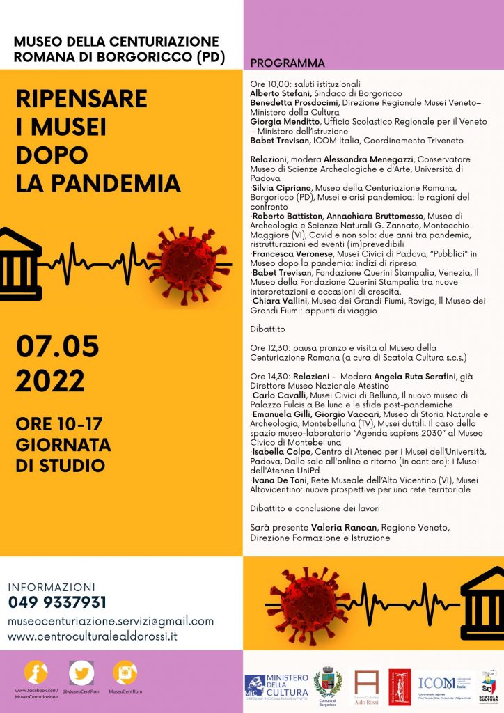 La Soprintendenza partecipa alla giornata di studio “Ripensare i musei dopo la pandemia”a Borgoricco (Padova)