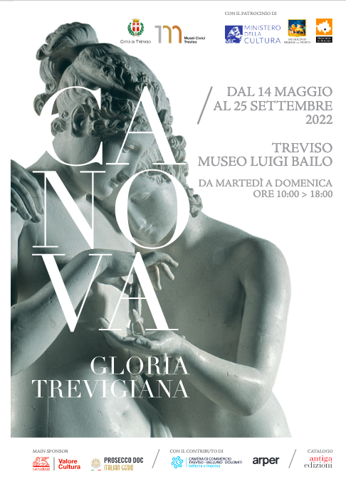 Apre al pubblico la mostra “Canova Gloria trevigiana. Dalla bellezza classica all’annuncio romantico. L’Ottocento svelato” al Museo Luigi Bailo di Treviso