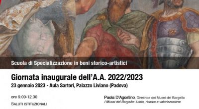 La Soprintendenza partecipa alla giornata inaugurale dell’anno accademico della Scuola di Specializzazione in beni storico-artistici dell’Università di Padova