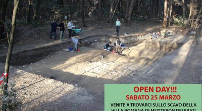 OPEN DAY – lo scavo della villa romana di Mutteron dei Frari a Bibione (Ve).      Sabato 25 marzo visita guidata, solo su prenotazione