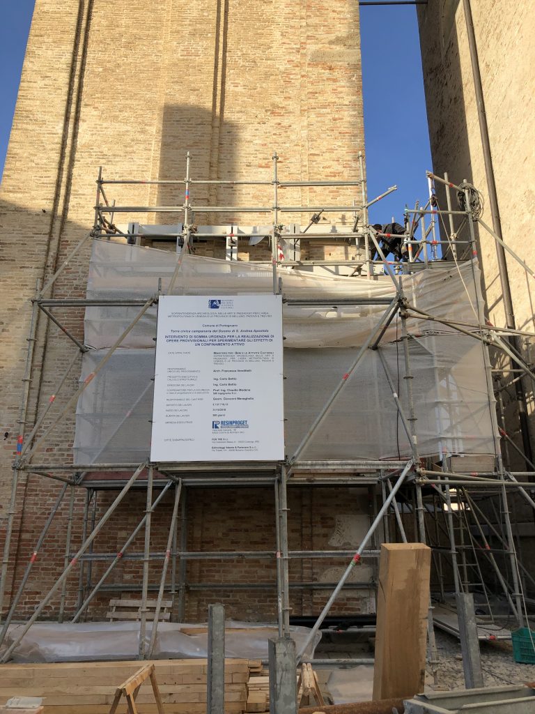 I cantieri della Soprintendenza | La Torre civica campanaria del Duomo di Sant’Andrea a Portogruaro (Ve)