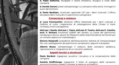 “Campane e campanili: conoscenza, restauro, aspetti strutturali”: a Vicenza una giornata di studi sul patrimonio campanario storico