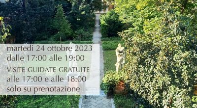 Apertura straordinaria del giardino di Palazzo Soranzo Cappello a Venezia: martedì 24 ottobre dalle 17.00 alle 19.00