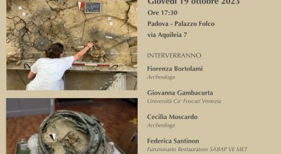 “Lo scavo tra via Tiepolo e via San Massimo nel quadro delle necropoli preromane di Padova”: il 19 ottobre una conferenza in Soprintendenza per un aggiornamento sulla campagna di scavo 2023