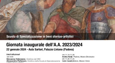 La Soprintendenza partecipa alla giornata inaugurale dell’anno accademico 2023/2024 della Scuola di Specializzazione in Beni Storico-artistici dell’Università degli Studi di Padova