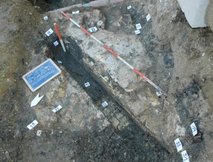 Due strutture murarie di età romana emerse a Montergotto Terme (Pd) durante l’intervento di sistemazione e riqualificazione di viale Stazione