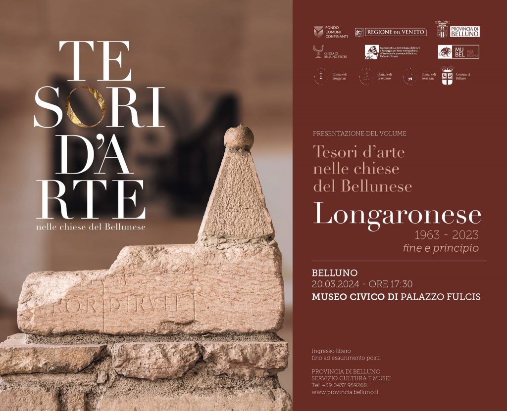Tesori d’arte nelle chiese del Bellunese – Longanorese, volume dedicato al Vajont: presentazione il 20 marzo al Museo Fulcis di Belluno