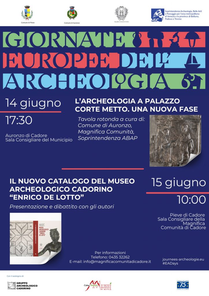 Due importanti appuntamenti di approfondimento e promozione dell’archeologia in Cadore (Bl) in occasione delle Giornate Europee dell’Archeologia 2024