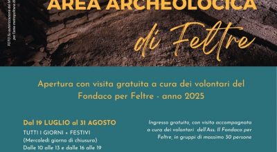 L’area archeologica di Piazza Duomo a Feltre è stata riaperta al pubblico: tornano le visite gratuite grazie all’Associazione “Il Fondaco per Feltre”