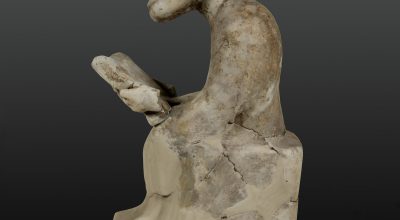 Il restauro de “Il lettore”, rinvenuto in frammenti nella necropoli di Vicolo Pastori a Padova