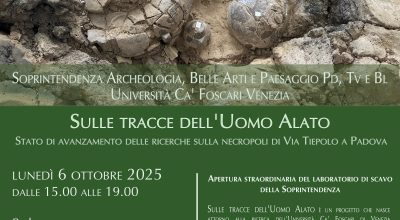 “Sulle tracce dell’uomo alato”: apertura straordinaria del laboratorio di scavo della Soprintendenza per scoprire le sepolture preromane della necropoli orientale di Padova