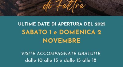 1 e 2 novembre, ultime date del 2025 per visitare l’area archeologica di Piazza Duomo a Feltre con visite accompagnate